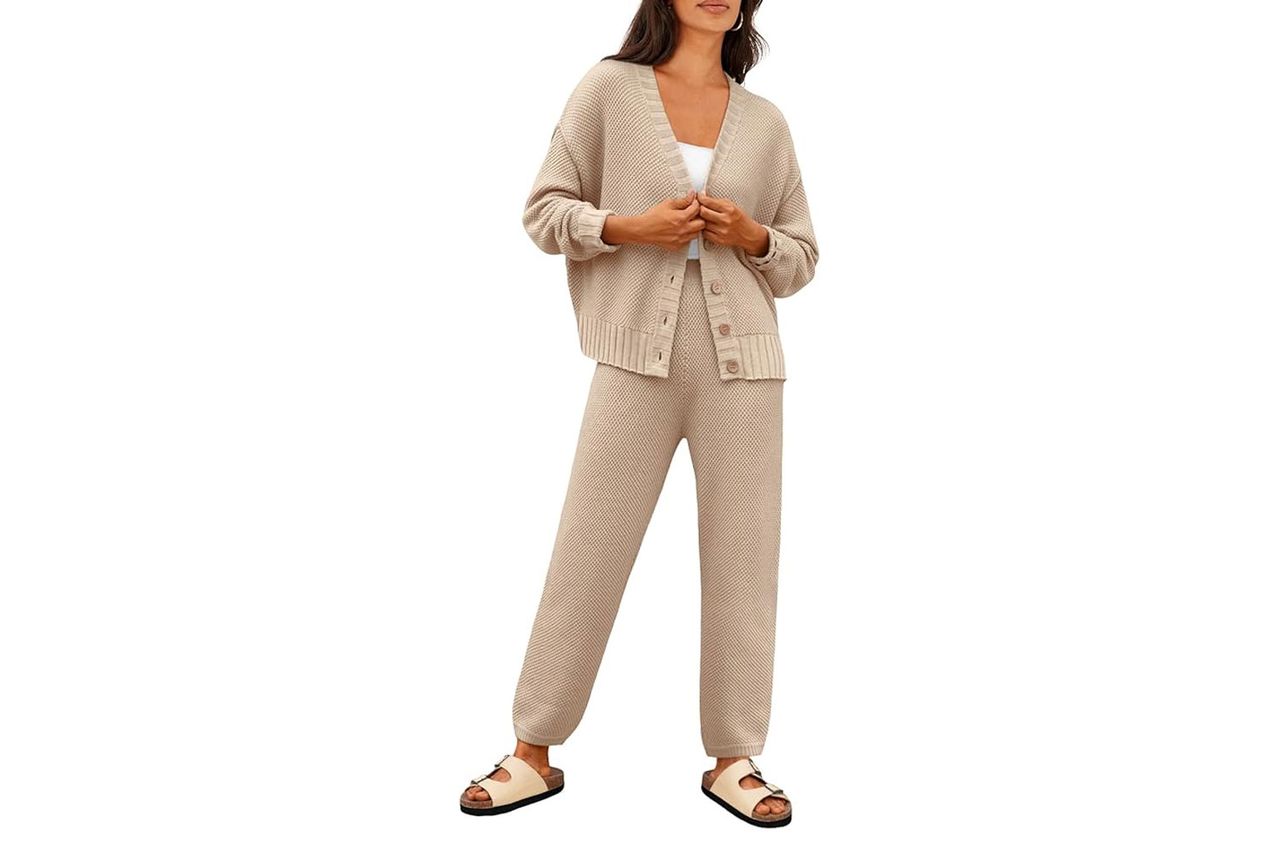 LILLUSORY Womens Cardigan Pants Sets Amazon