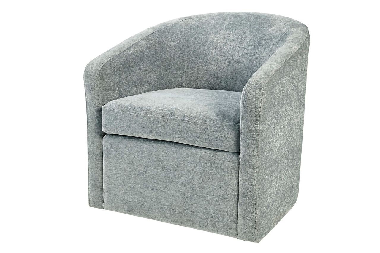 Martha Stewart Amber Modern Velvet Swivel Chair Wayfair