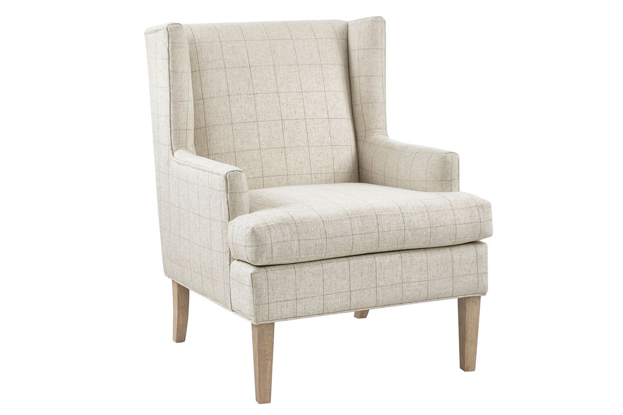 Wayfair Martha Stewart Decker Plaid Wingback Armchair Wayfair