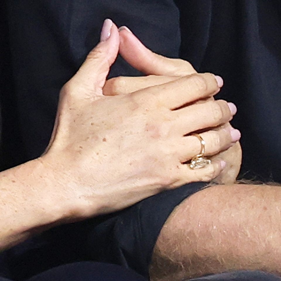Meghan, Duchess of Sussex and Prince Harry, Duke of Sussex attend the 75th NBA All-Star Game at Intuit Dome on February 15, 2026 in Inglewood, California. Meghan Markle at the 75th NBA All-Star Game in Inglewood, California on Feb. 15, 2026. Ronald Martinez/Getty
