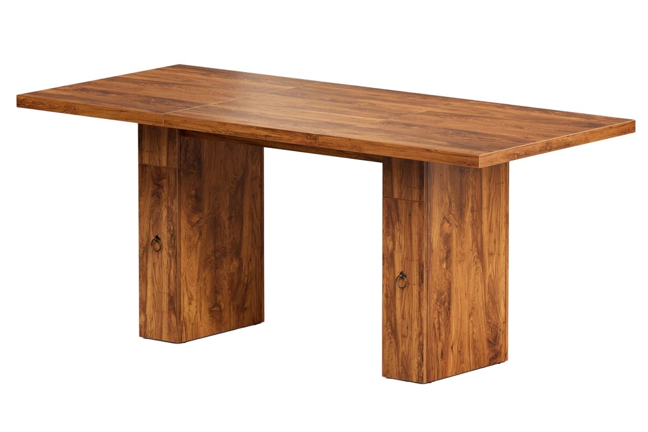 Millwood Pines 708 Rectangular Dining Table With Storage Drawer Credit: Wayfair