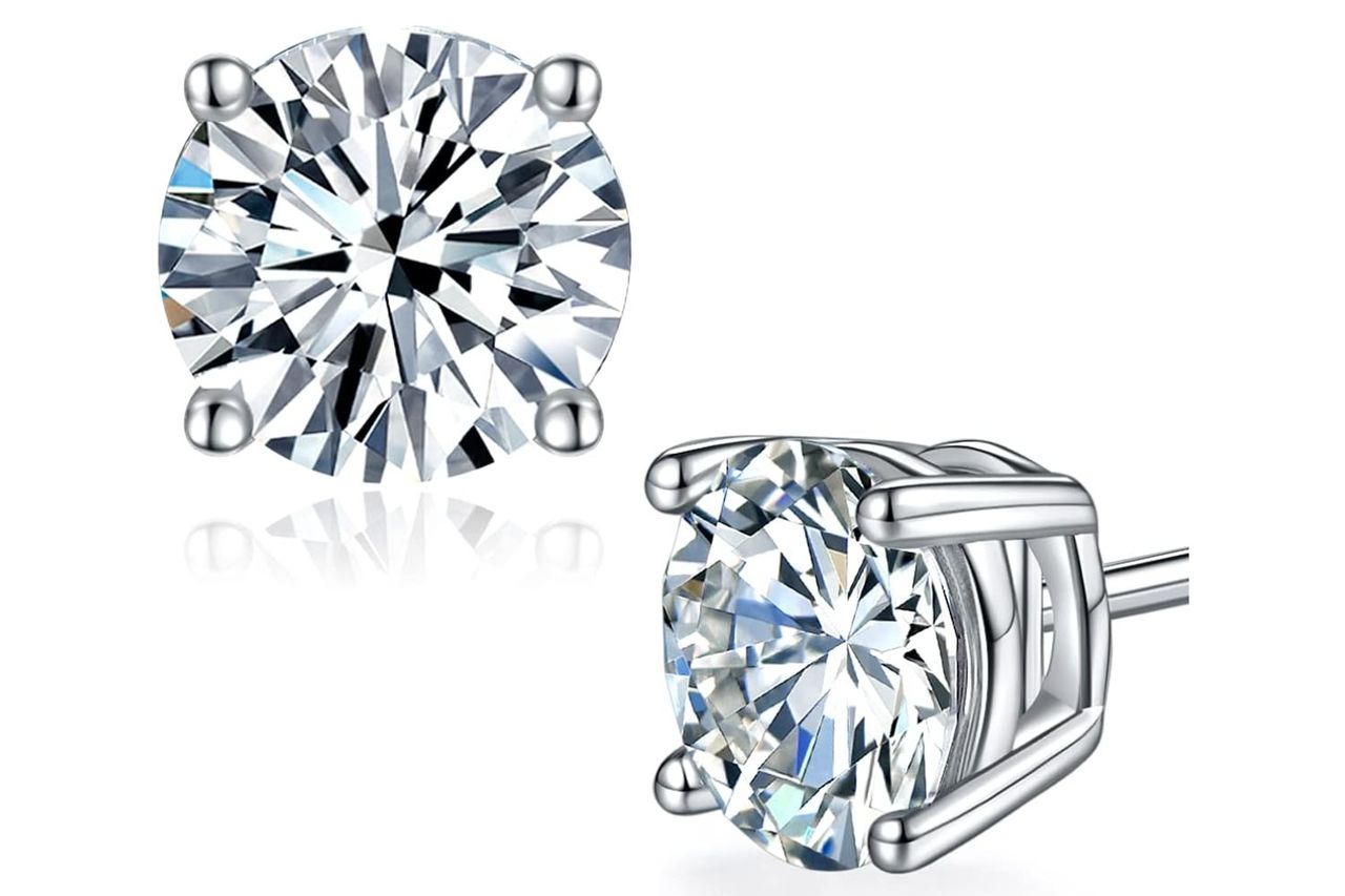 Moissanite Stud Earrings For Womensterling Silver 925 Earrings Jewelry Engagement Gifts Amazon