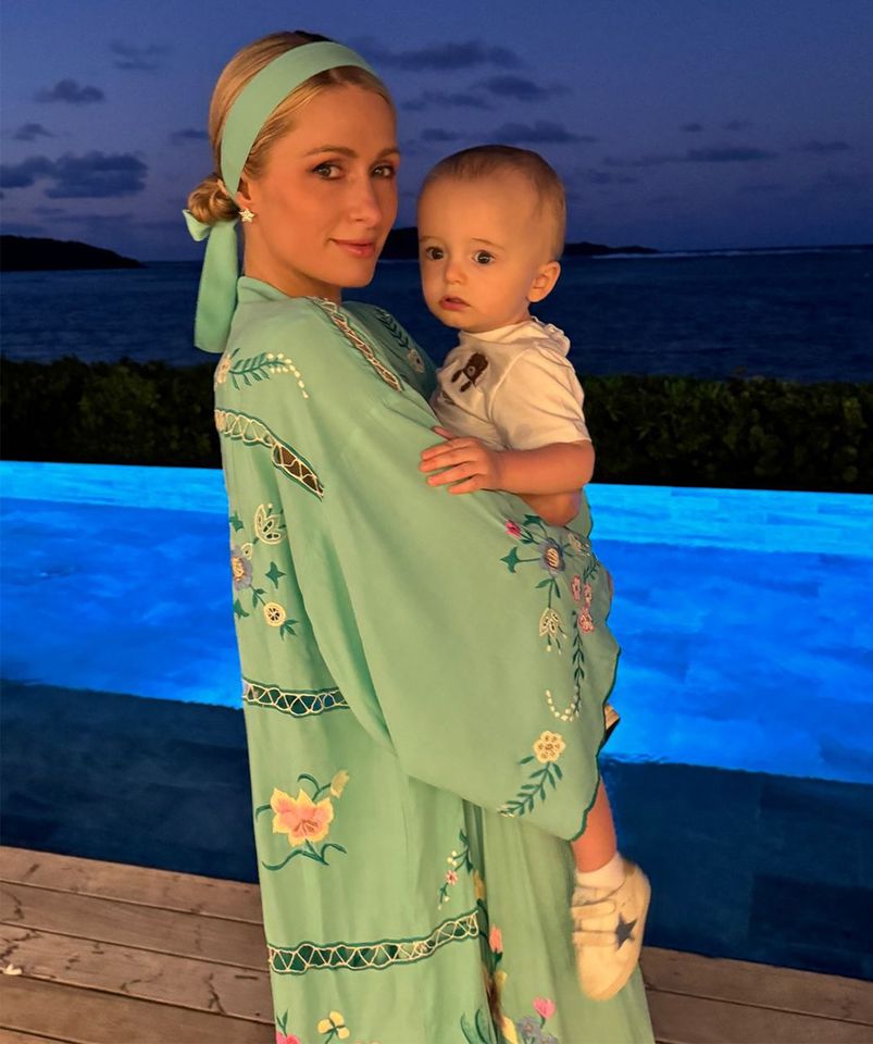 Paris Hilton with Phoenix Paris Hilton/Instagram