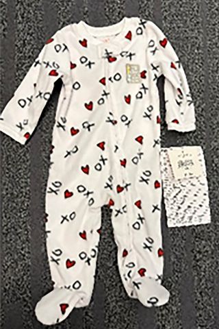 One of the MCS onesies currently being recalled United States Consumer Product Safety Commission
