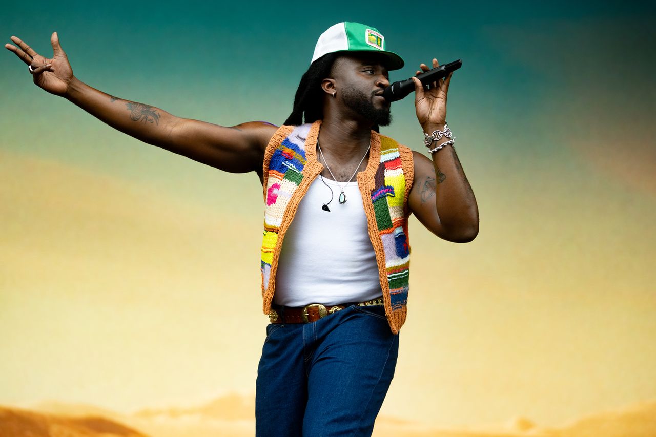 Shaboozey performs during Glastonbury festival on June 29, 2025 in Glastonbury, England. Shaboozey performs during Glastonbury festival on June 29, 2025 in Glastonbury, England. Shane Anthony Sinclair/Getty