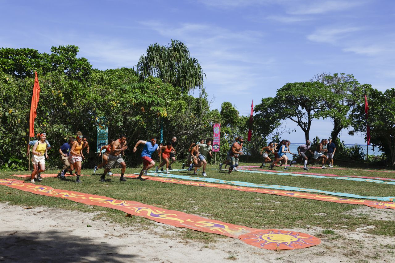 Survivor 50 The first immunity challenge of Survivor 50Credit: Gail Schulman/CBS