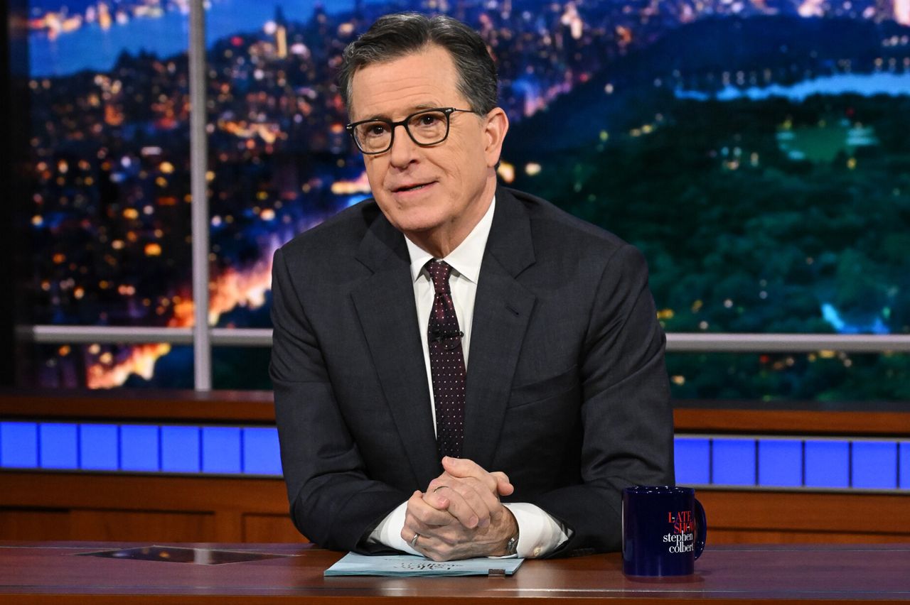 Stephen Colbert appears on the Feb. 16, 2026 episode of 'The Late Show with Stephen Colbert' Scott Kowalchyk/CBS