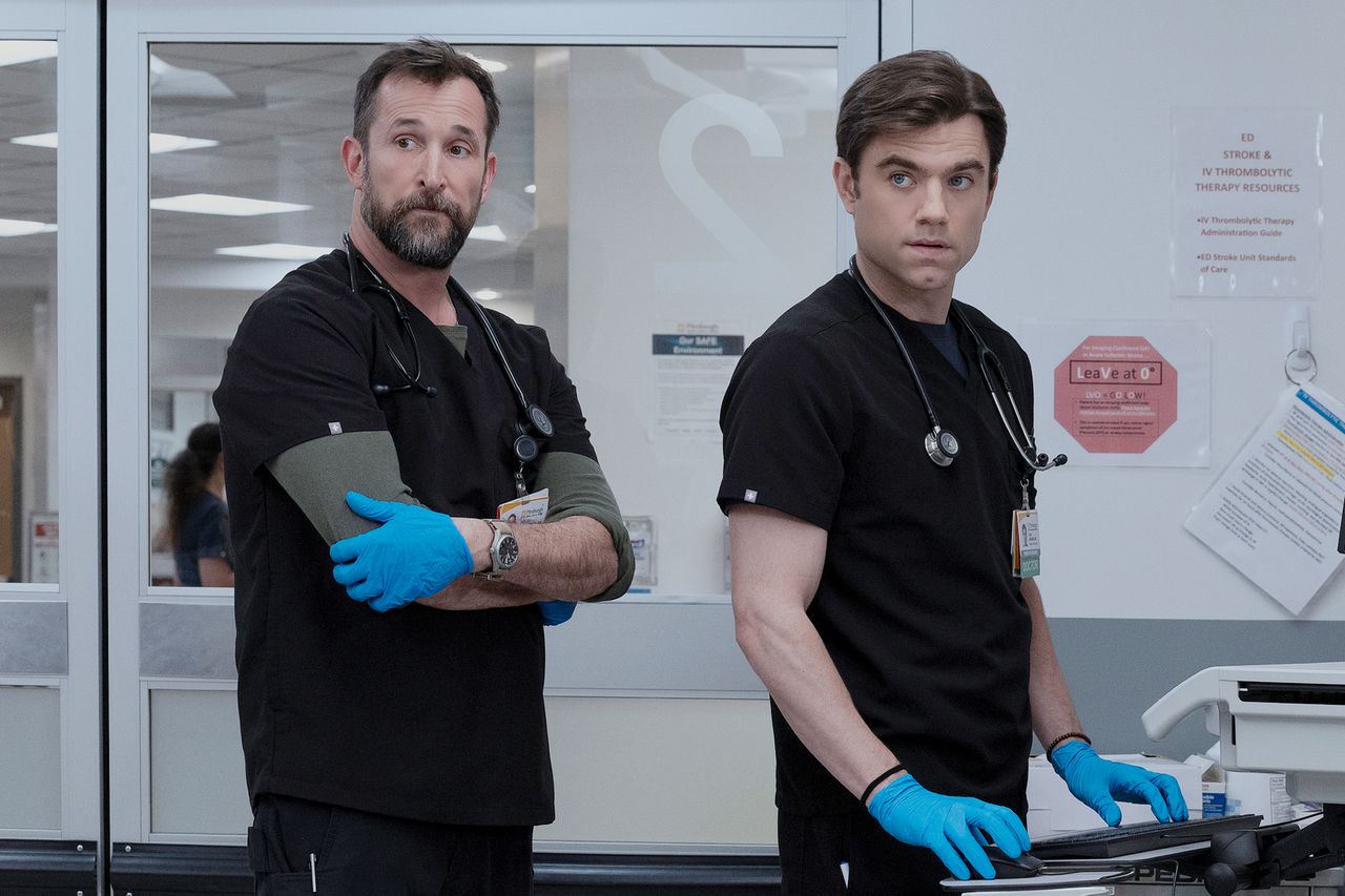 Noah Wyle and Patrick Ball in 'The Pitt' season 2. Warrick Page/HBOMAX