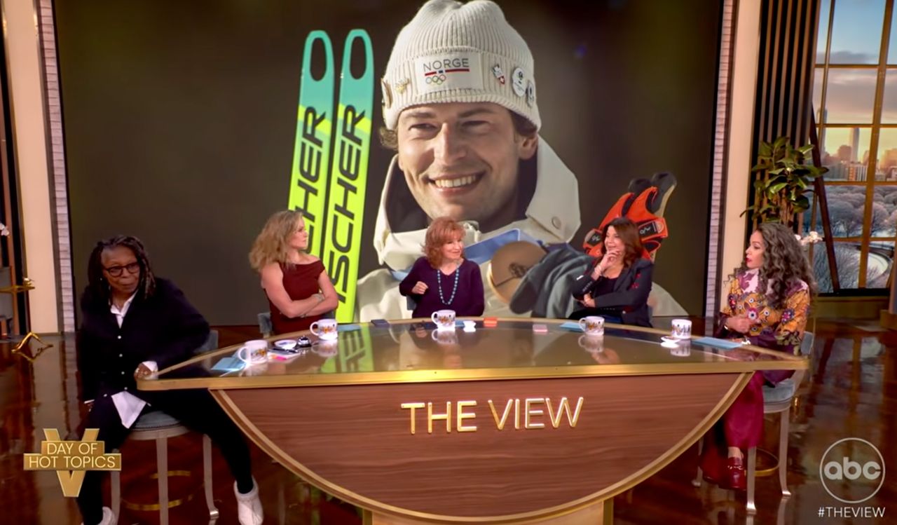 The View on Feb. 12, 2026. Whoopi Goldberg tries to leave 'The View' table on the Feb. 12, 2026 episode ABC