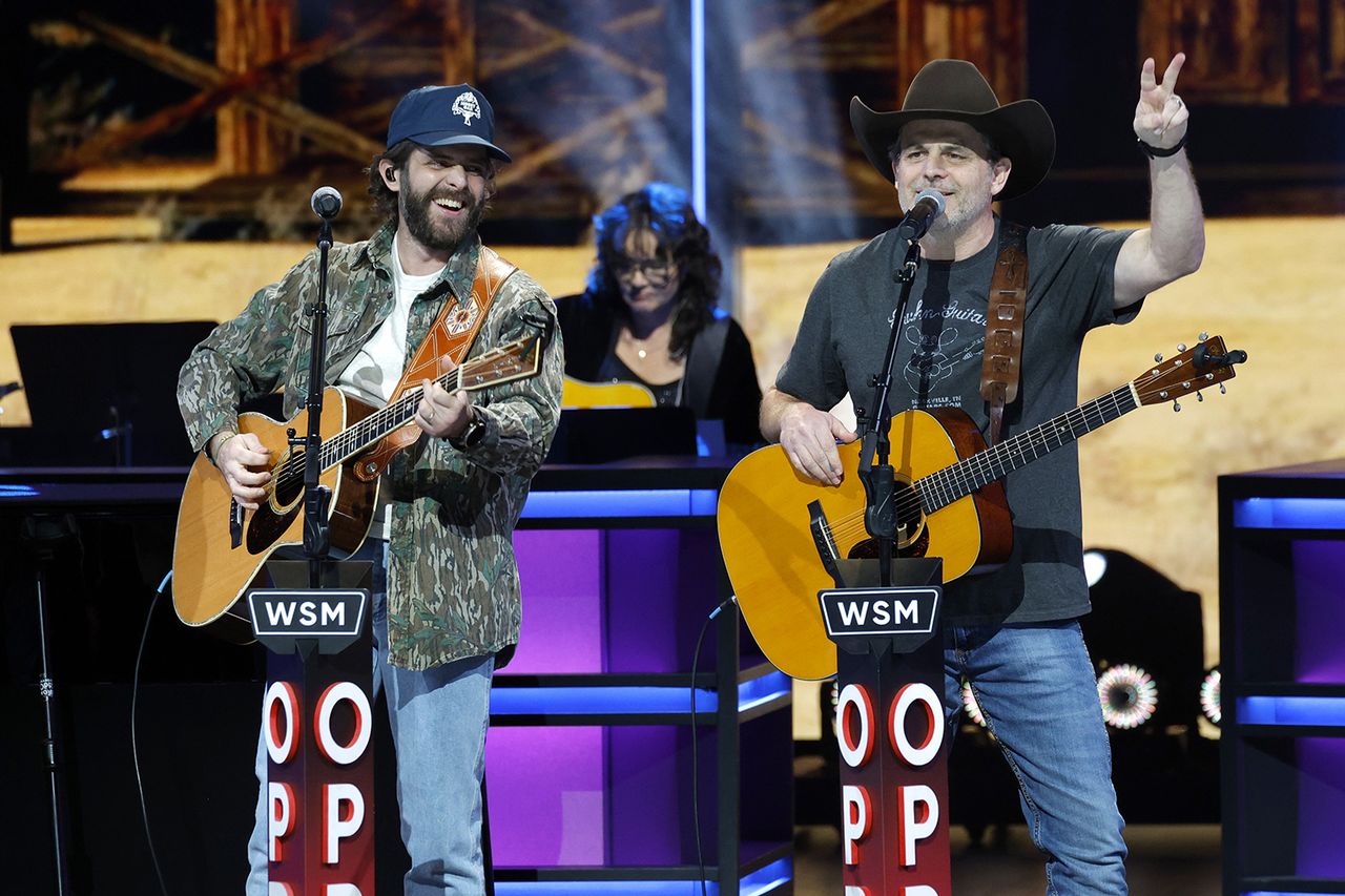 Thomas Rhett and Rhett Akins perform at The Grand Ole Opry Thomas Rhett and Rhett Akins Jason Kempin/Getty