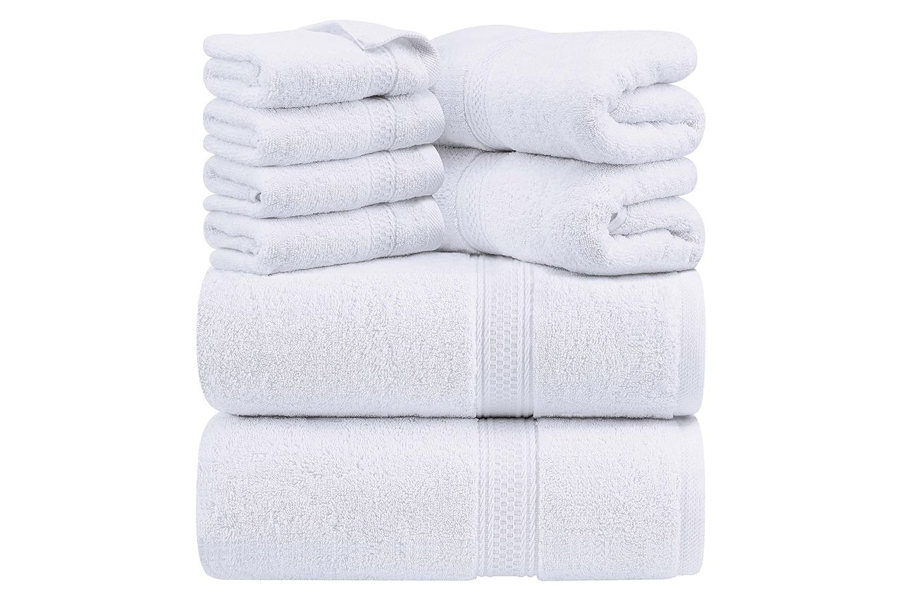 Utopia Towels 8 Piece Premium Towel Set, 2 Bath Credit: Amazon