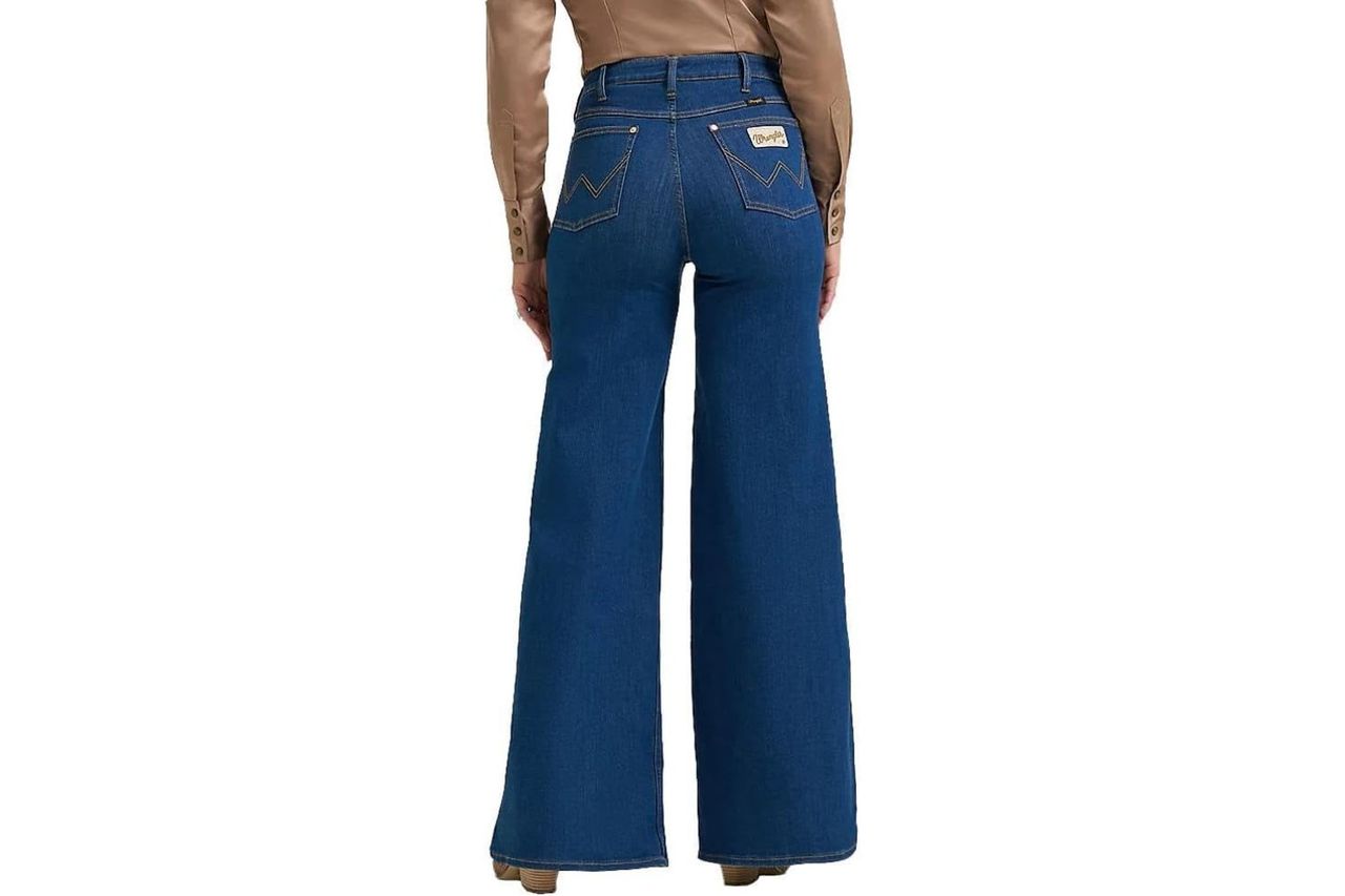 wrangler womens lainey wilson cheeky wide leg Credit: Amazon