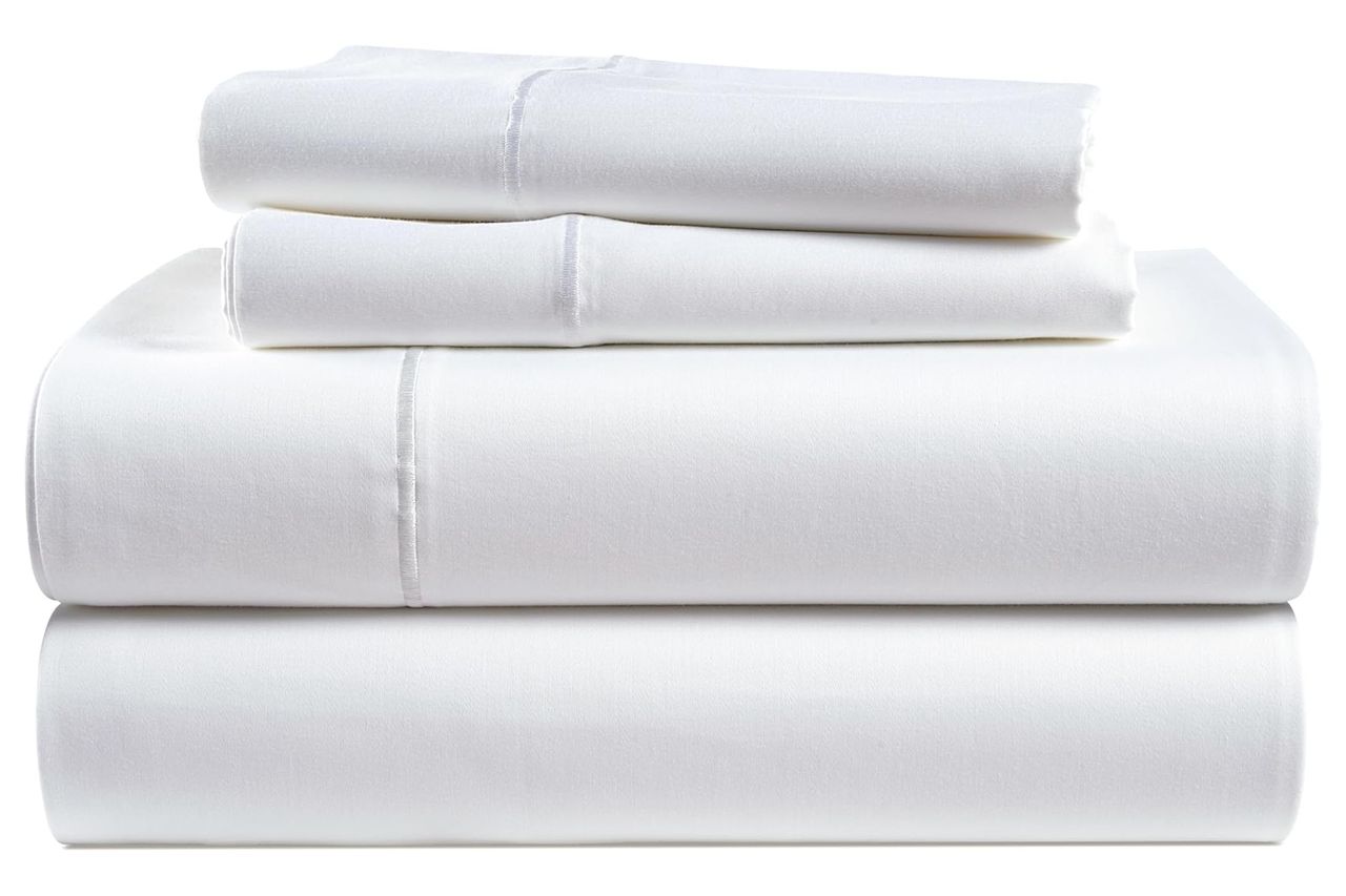 100% Egyptian Cotton Sheets Queen Size - Naturally Cooling & Breathable 4 Piece Silky Sateen Weave Queen Sheet Set, Ultra-Soft & Durable Hotel Luxury Sheets with 15 Credit: Amazon