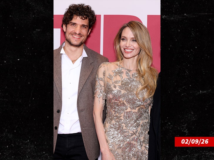 Louis Garrel and Angelina Jolie getty 1