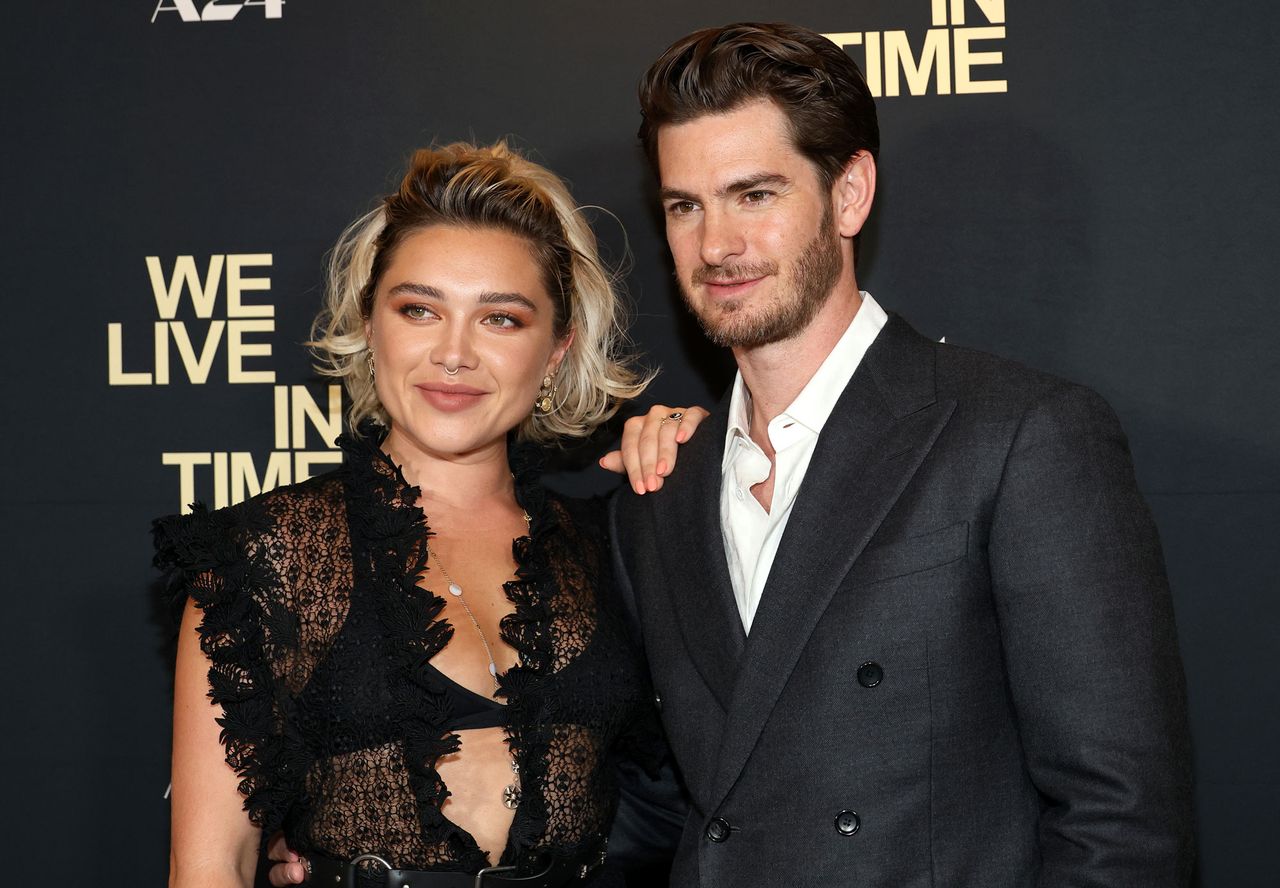 Florence Pugh and Andrew Garfield at a screening of 'We Live in Time' in N.Y.C. on Sept. 9, 2024Credit: Marleen Moise/Getty