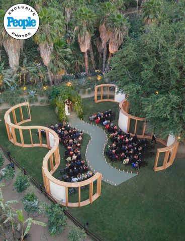 C.J. Uzoman and Yasmin Quintana's wedding ceremonyCredit: Dryden & Emily