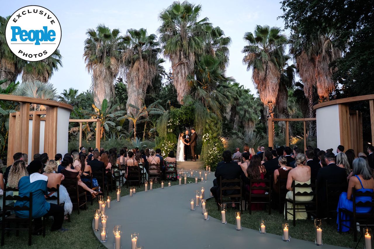 C.J. Uzomah and Yasmin Quintana's wedding ceremonyCredit: Dryden & Emily