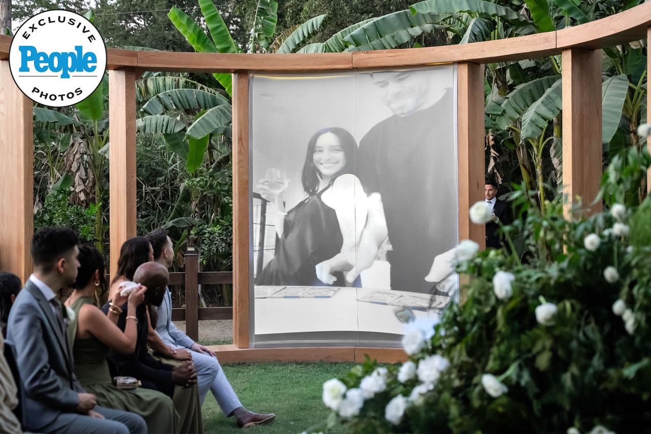 C.J. Uzomah and Yasmin Quintana's wedding ceremonyCredit: Dryden & Emily