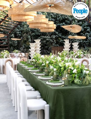 C.J. Uzomah and Yasmin Quintana's wedding receptionCredit: Dryden & Emily