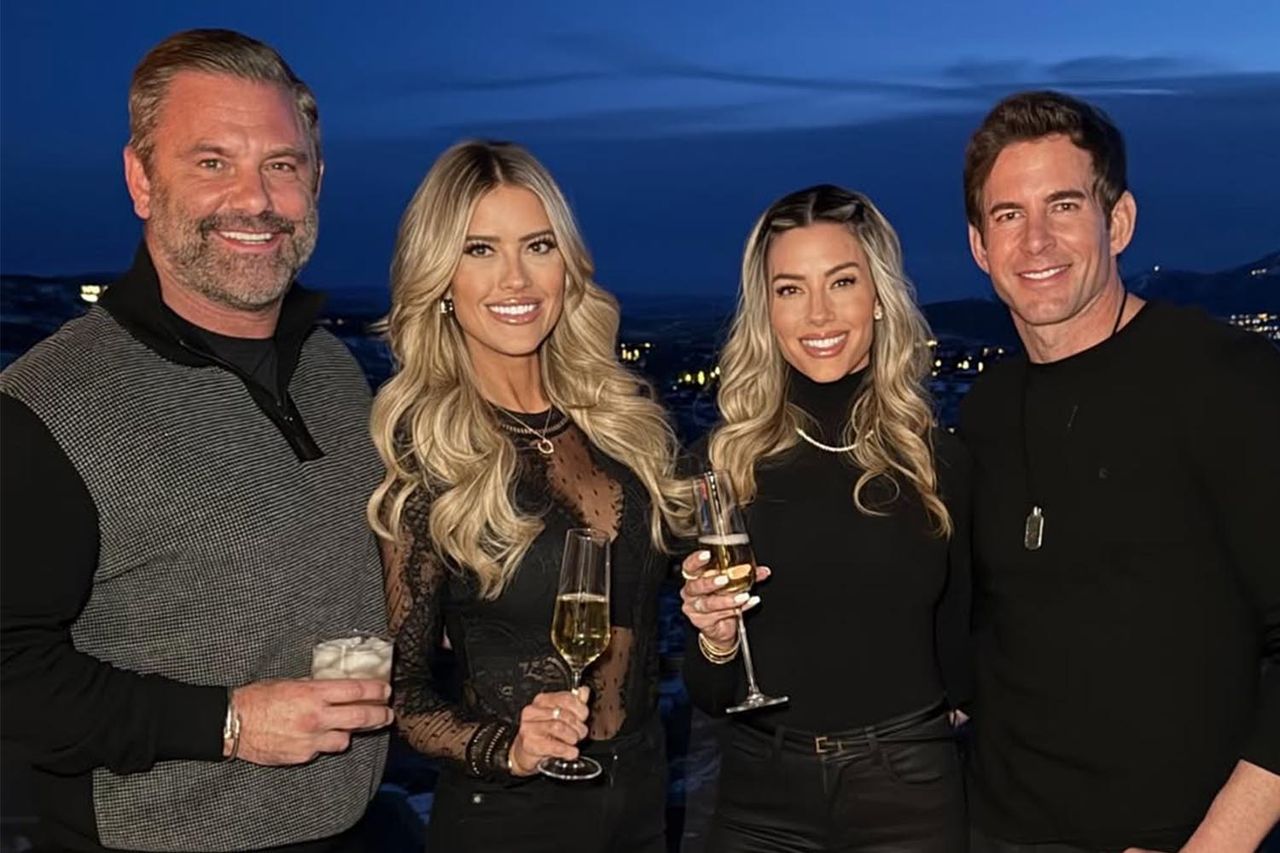 Chris Larocca, Christina Haack, Heather Rae El Moussa, Tarek El MoussaCredit: Christina Haack/Instagram