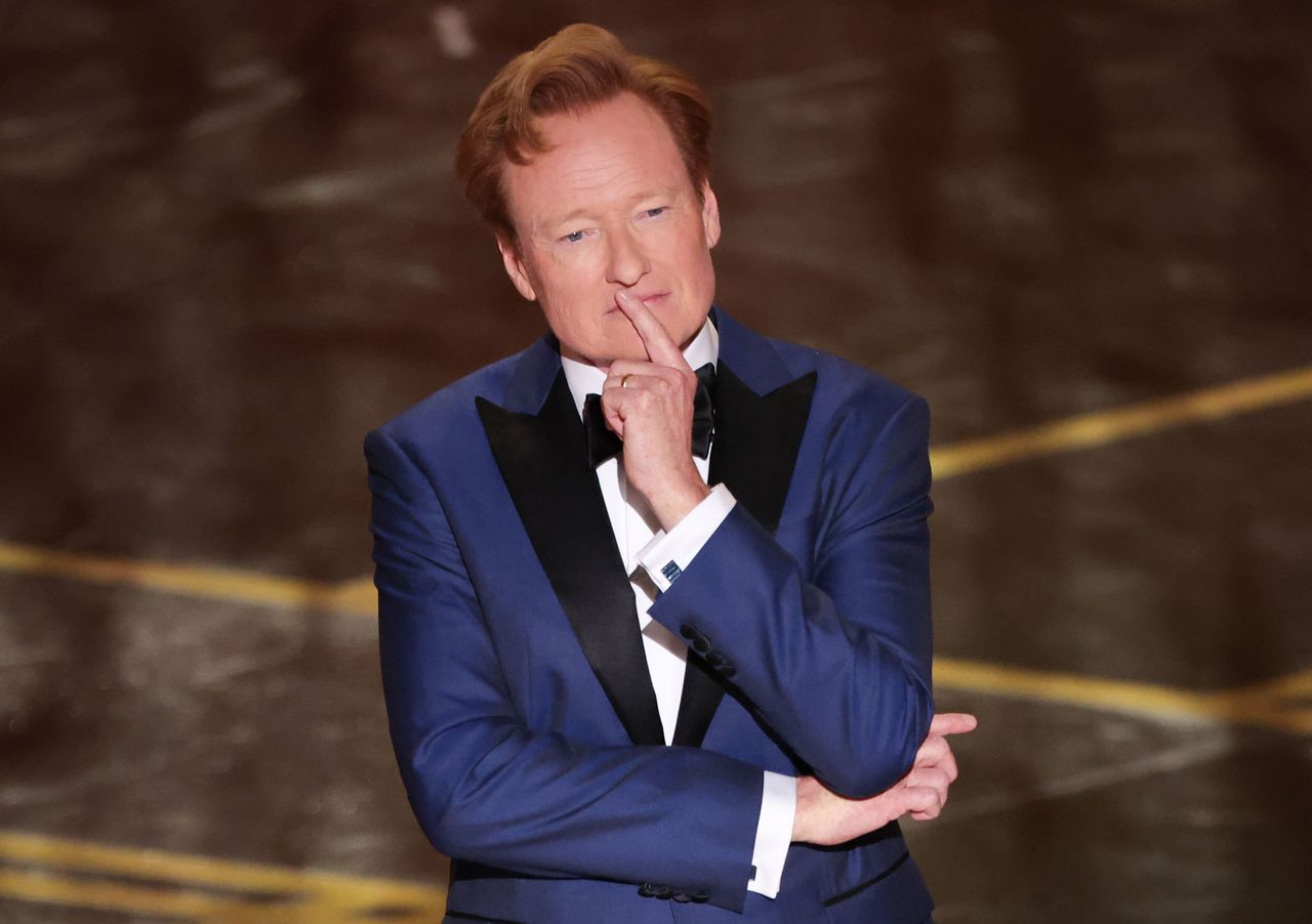 Conan O'Brien at the 98th Annual Oscars held at Dolby Theatre on March 15, 2026 in Hollywood, California. Conan O'Brien at the 98th Annual Academy Awards on March 15, 2026Credit: Rich Polk/Penske Media via Getty