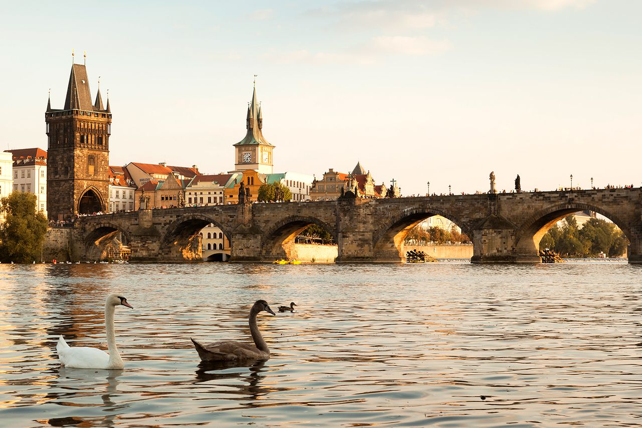 Czechia, Prague, view to the historic city with Old Town Bridge Tower and Charles Bridge Czechia, Prague (stock image)Credit: Getty