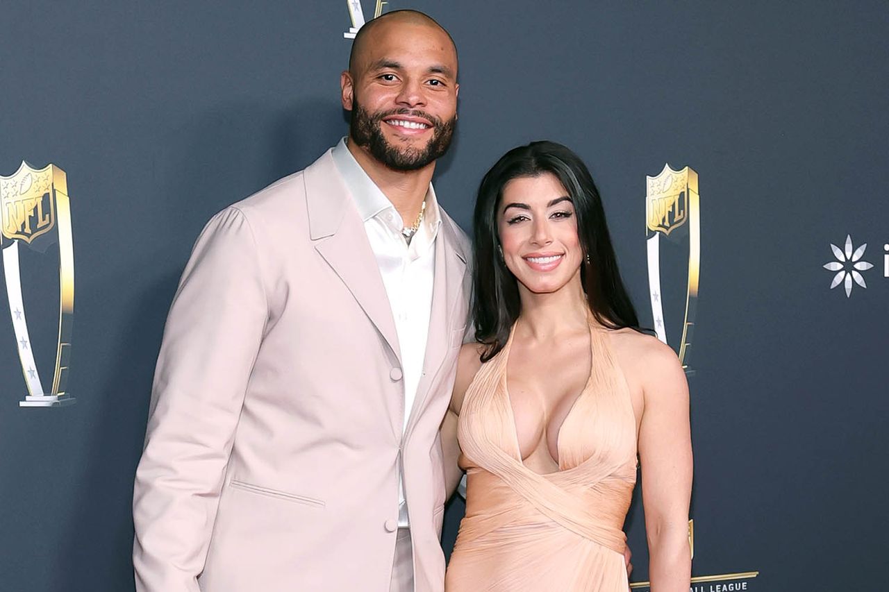 Dak Prescott and Sarah Jane Ramos at the 15th Annual NFL Honors at Palace Of Fine Arts on Feb. 5, 2026Credit: Michael Loccisano/Getty