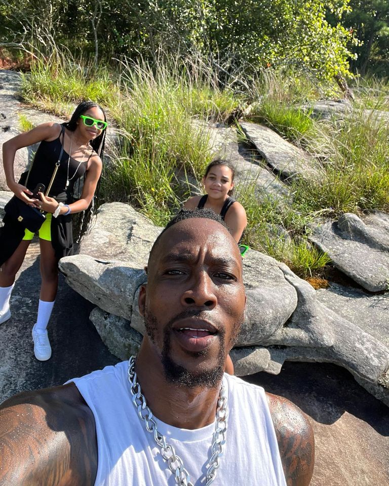 Dwight Howard with his daughters, Layla and JaydeCredit: Dwight Howard/Instagram