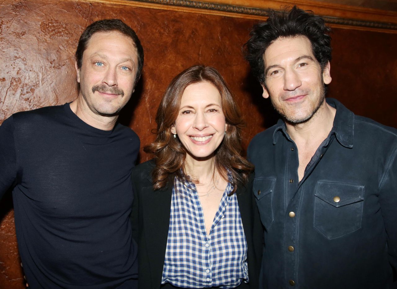 Ebon Moss-Bachrach, Jessica Hecht and Jon BernthalCredit: Bruce Glikas/Getty