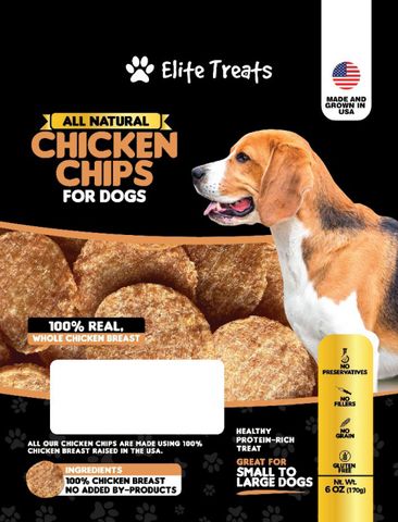 Elite Treats LLC Recall Elite Treats Chicken Chips for DogsCredit: FDA