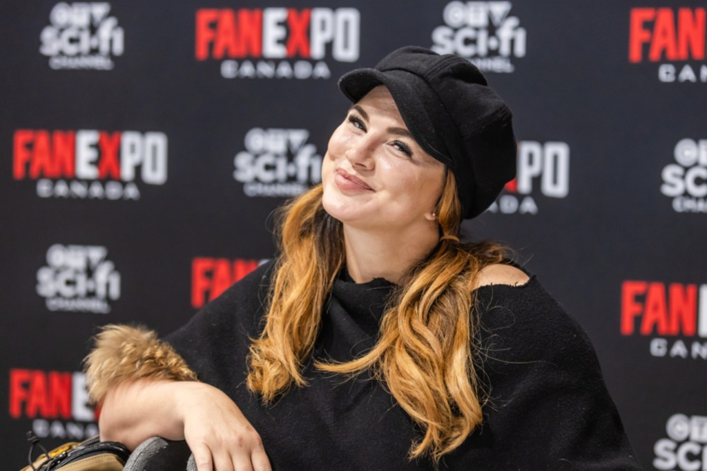 TORONTO, ONTARIO - AUGUST 24: (EDITORIAL USE ONLY) Gina Carano attends FAN EXPO Canada 2024 at Metro Toronto Convention Centre on August 24, 2024 in Toronto, Ontario. (Photo by Mathew Tsang/Getty Images)