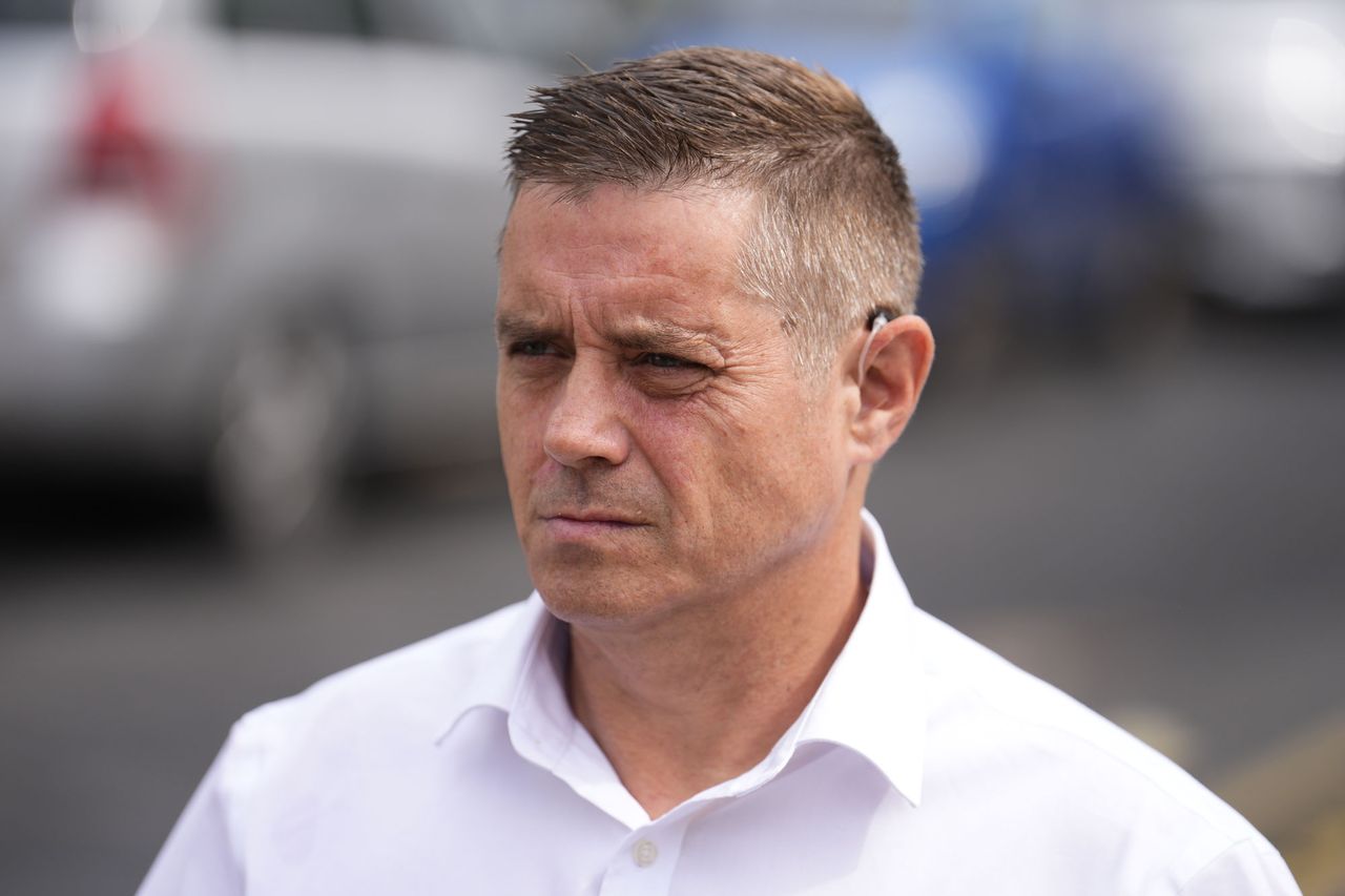 John Alford arrives at his trial at St. Albans Crown Court on Aug. 26, 2025Credit: Jordan Pettitt/PA Images via Getty