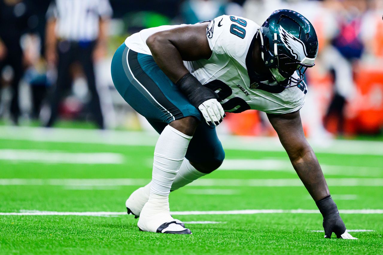 Jordan Davis of the Philadelphia EaglesCredit: Gus Stark/Getty