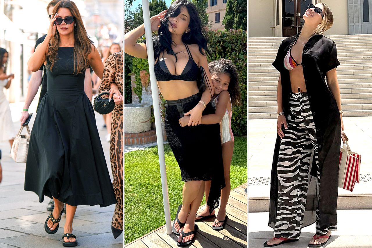 Khloe Kardashian in Venice, Kylie Jenner and Sofia Richie Grainge Credit: Andrea Cremascoli/GC Images; Kylie Jenner/Instagram; Sofia Richie Grainge/Instagram