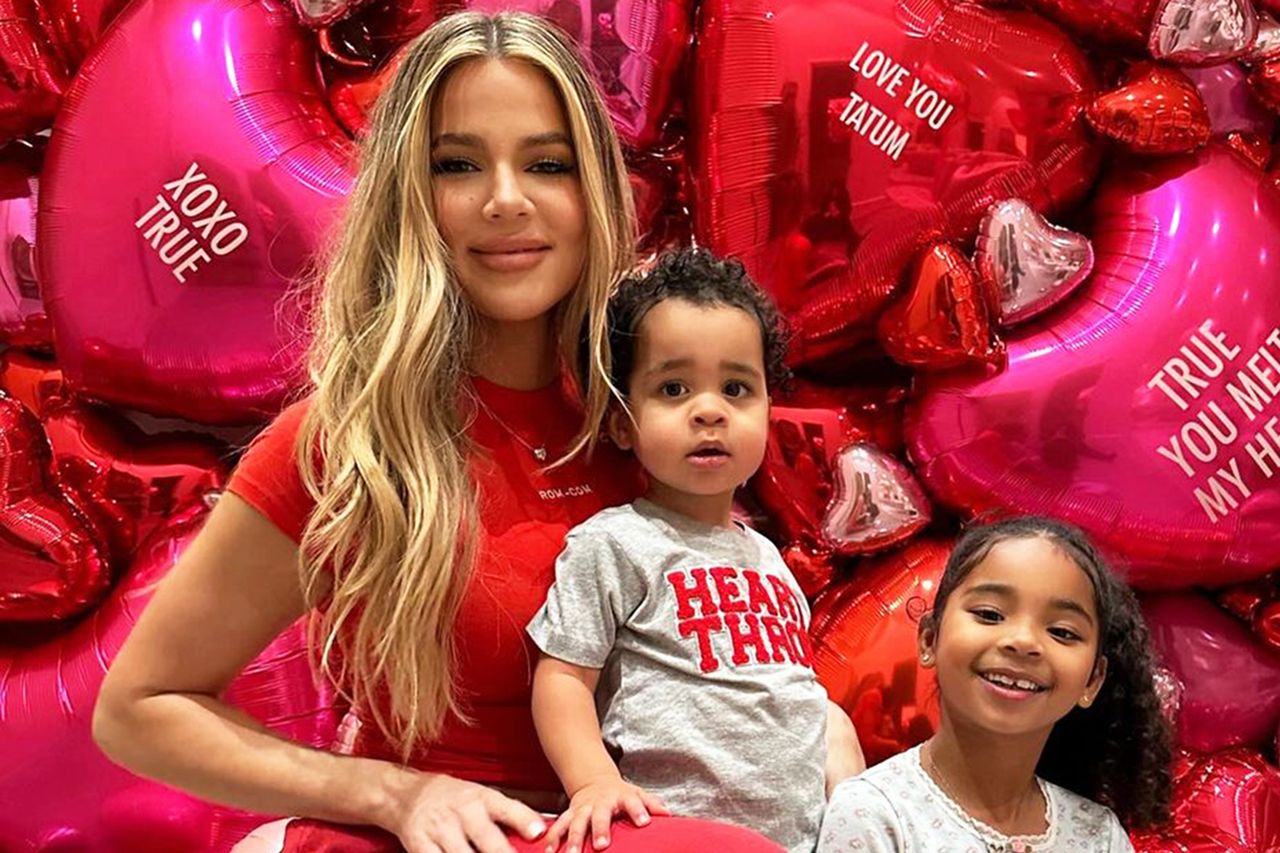 Khloé Kardashian and her two kids.Credit: Khloe Kardashian/Instagram