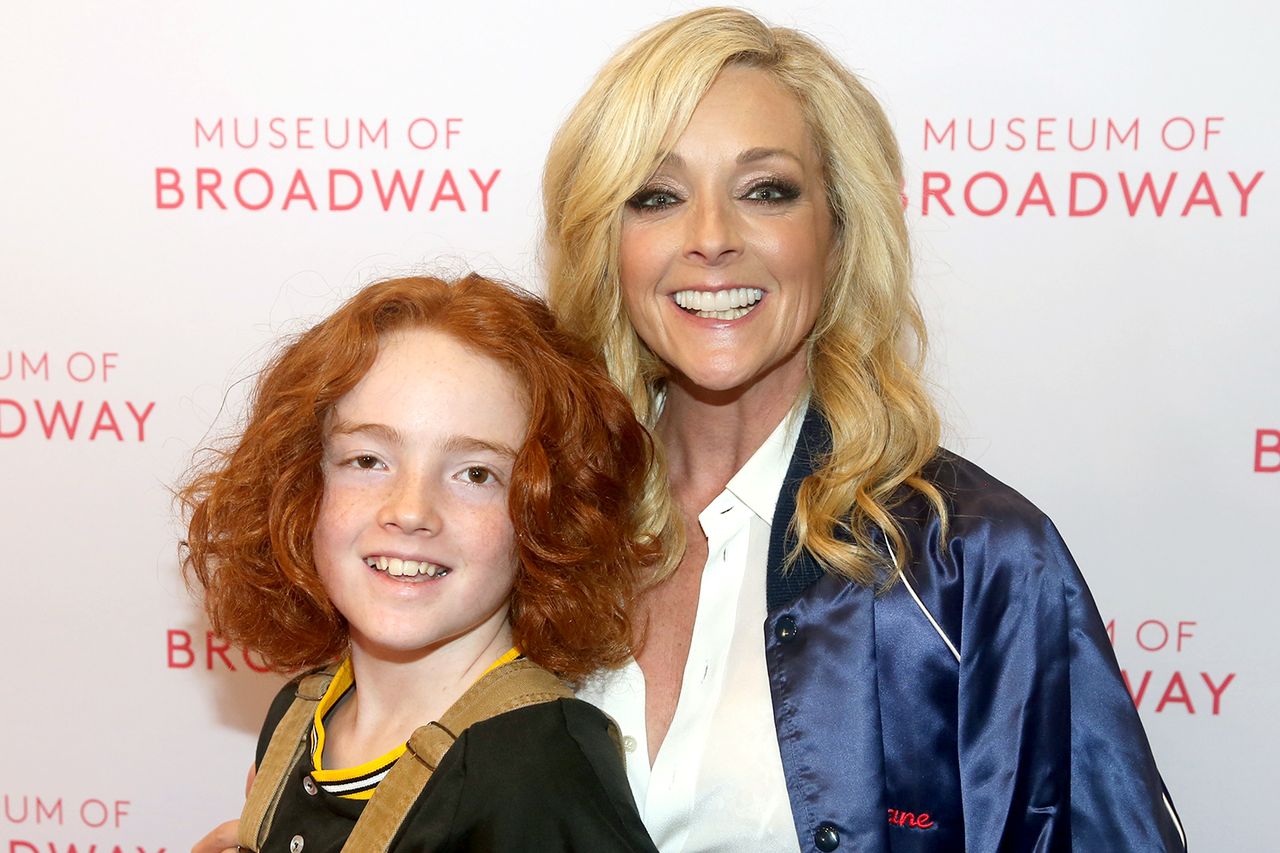 Bennett Robert Godley and Jane Krakowski pose at The Museum of Broadway Opening Night at The Museum of Broadway on November 12, 2022 in New York City. Jane Krakowski with son Bennett Robert GodleyCredit: Bruce Glikas/Getty