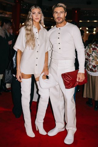 Chris Appleton and his daughter Kitty arrive at the Bottega Veneta show during Milan Fashion Week.Credit: BACKGRID