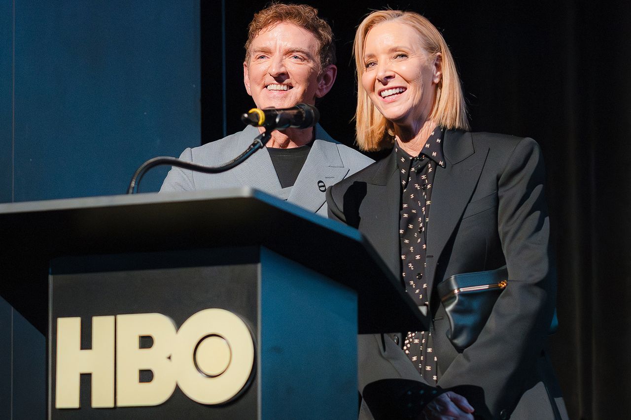 Lisa Kudrow Michael Patrick King and Lisa KudrowCredit: David Jon Photography