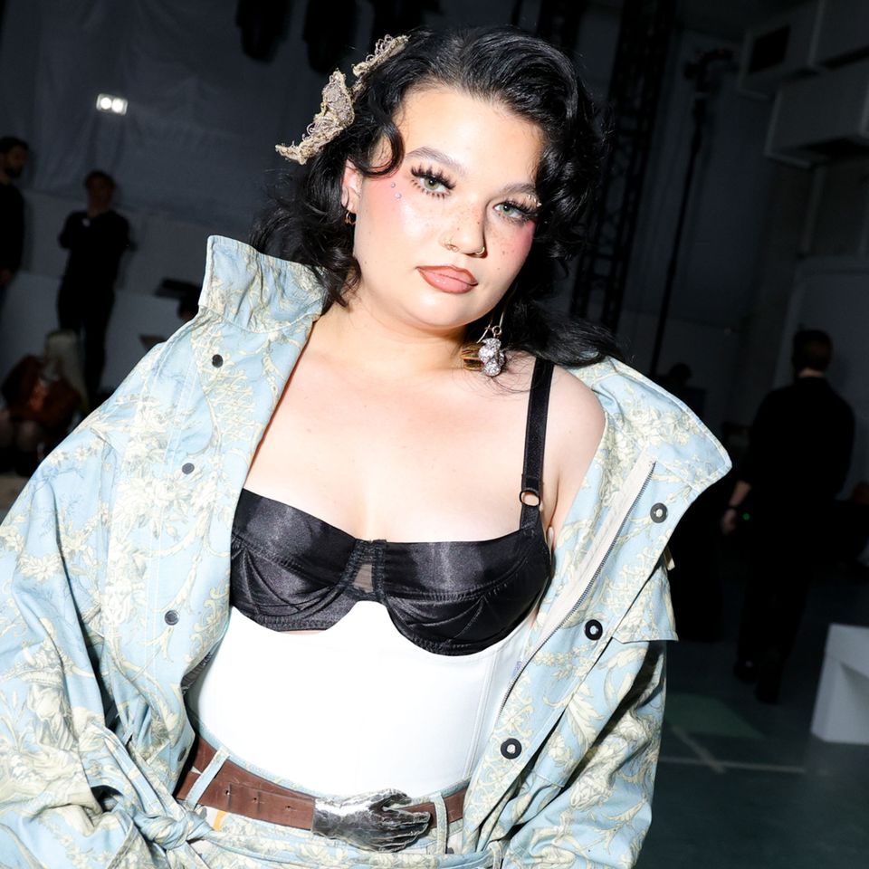 Lola Young at the Vivienne Westwood fashion show as part of Paris Fashion Week Fall 2026 held at Césure on March 07, 2026 Lola YoungCredit: River Callaway/WWD via Getty