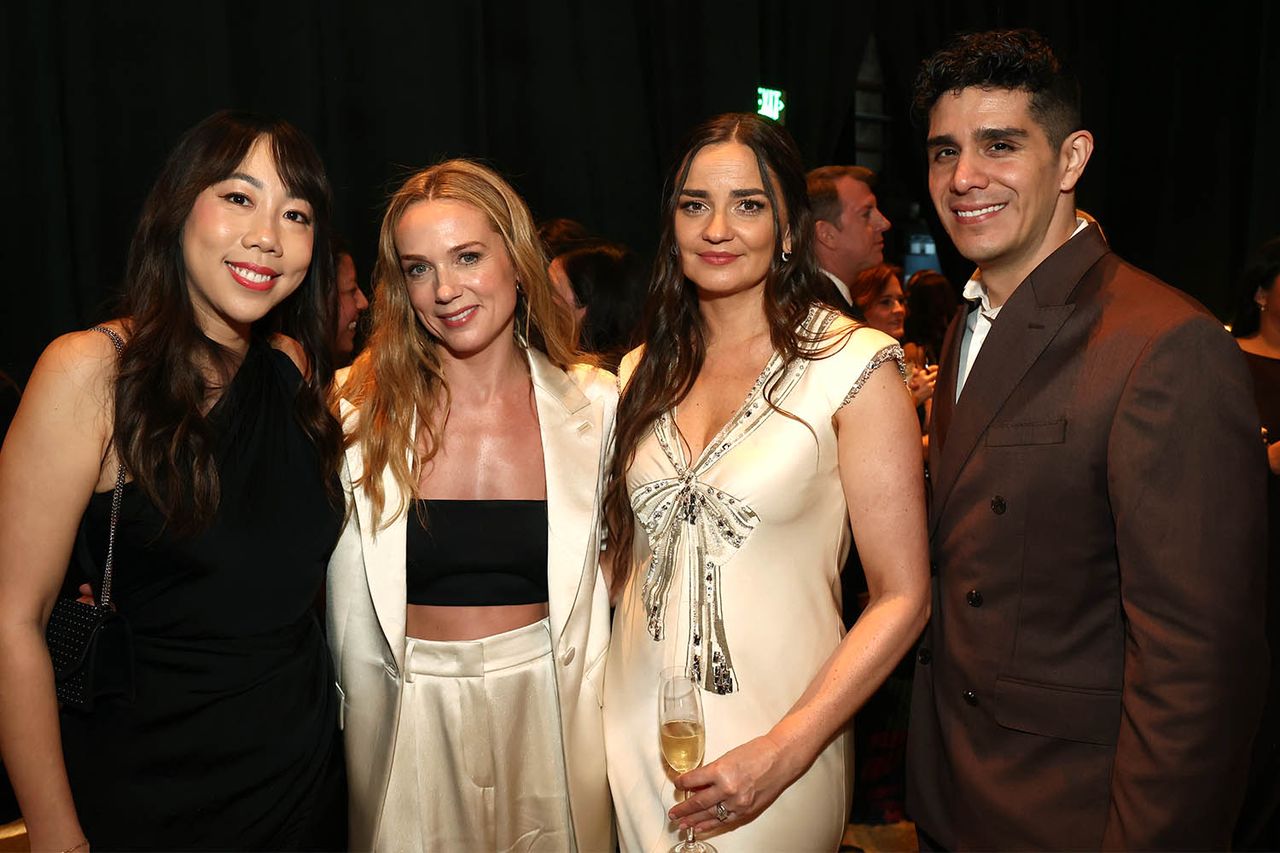 Melody Chiu, Kerry Condon, Charlotte Triggs and Patrick GomezCredit: Tommaso Boddi/Getty
