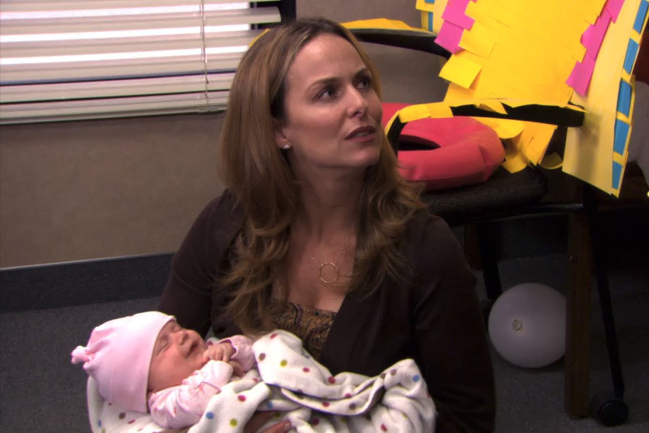 Melora Hardin in The Office Season 5 Episode 4 Baby Shower Melora Hardin in 'The Office' Season 5, Episode 4.Credit: Peacock