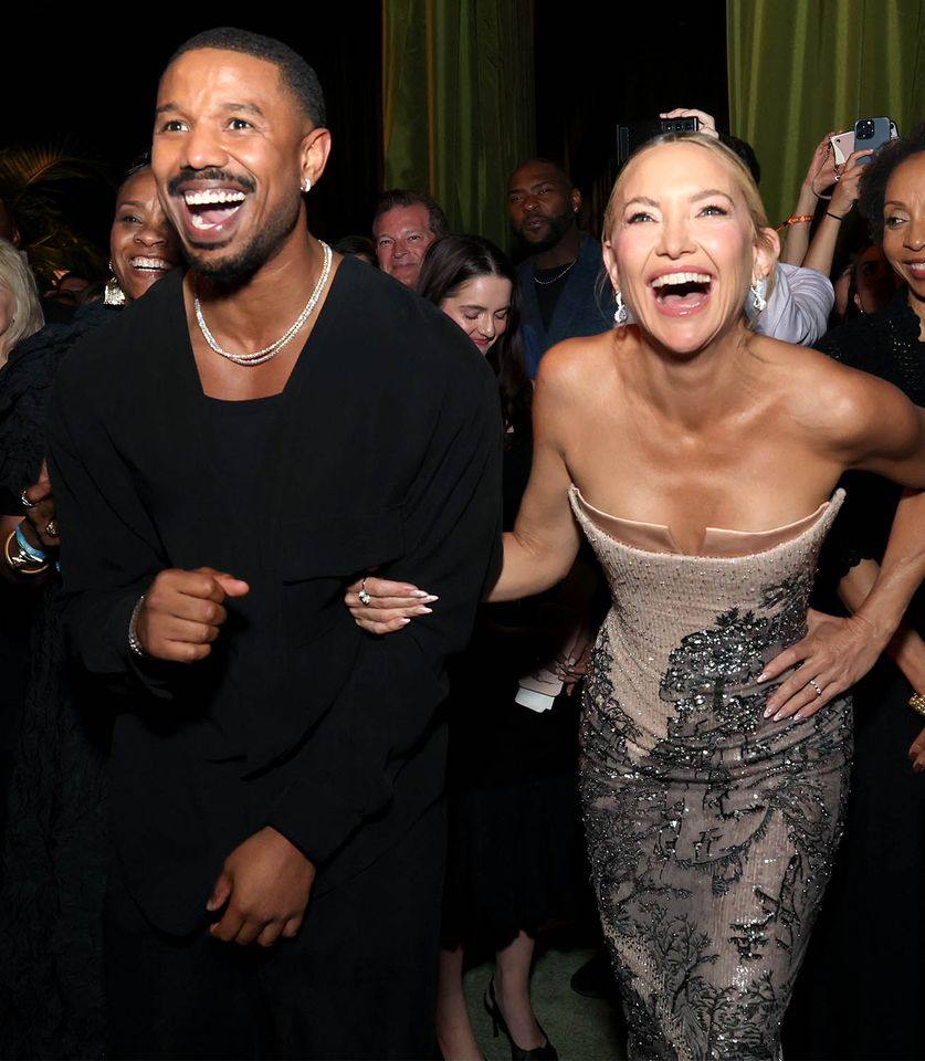 MPTF Night Before party co-chairs Michael B. Jordan and Kate HudsonCredit: Kevin Mazur/Getty