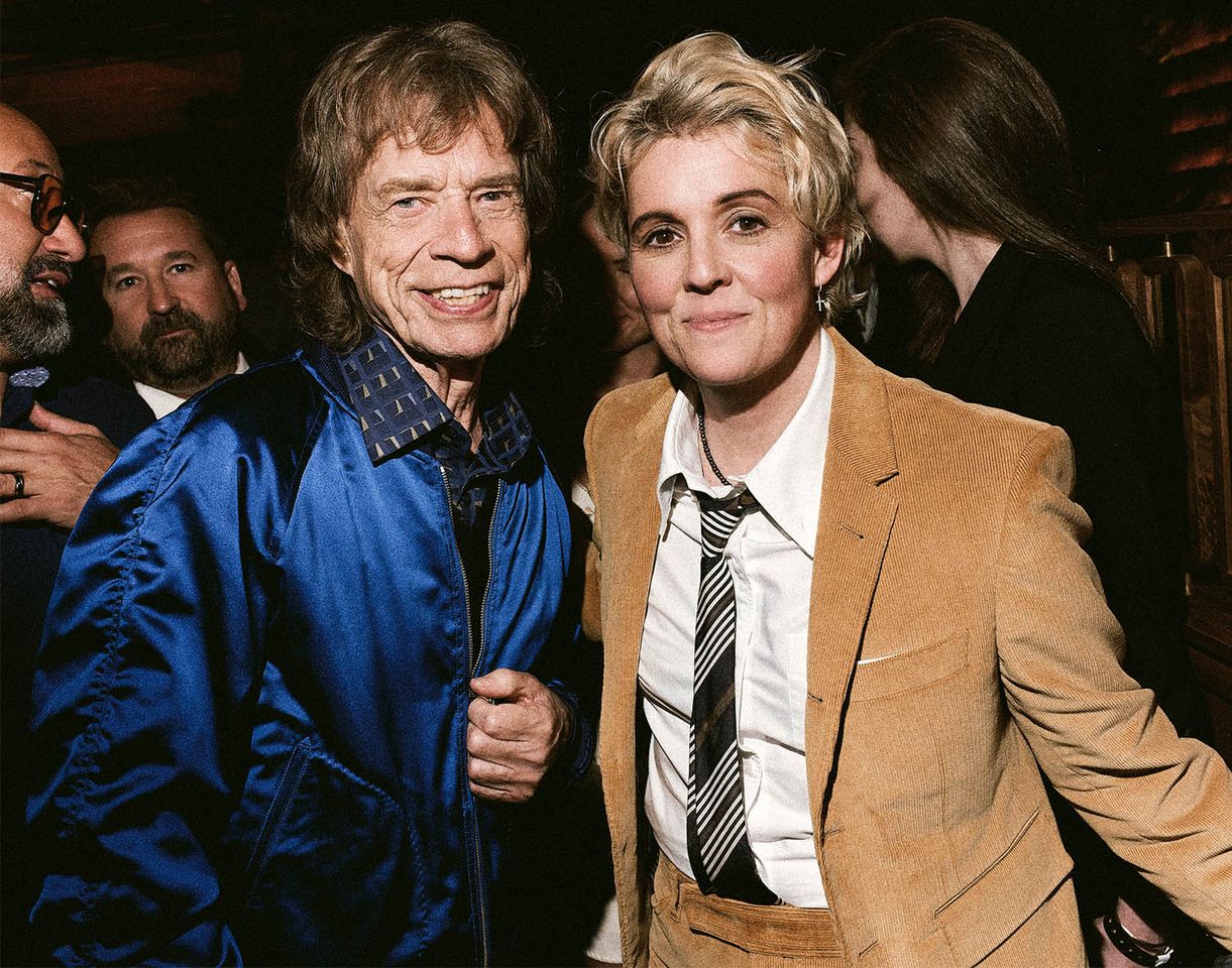 Mick Jagger and Brandi Carlile attend the CAA pre-Oscar party at Living Room on March 13, 2026 in Los Angeles, California. Mick Jagger and Brandi CarlileCredit: Emilio Madrid/Getty