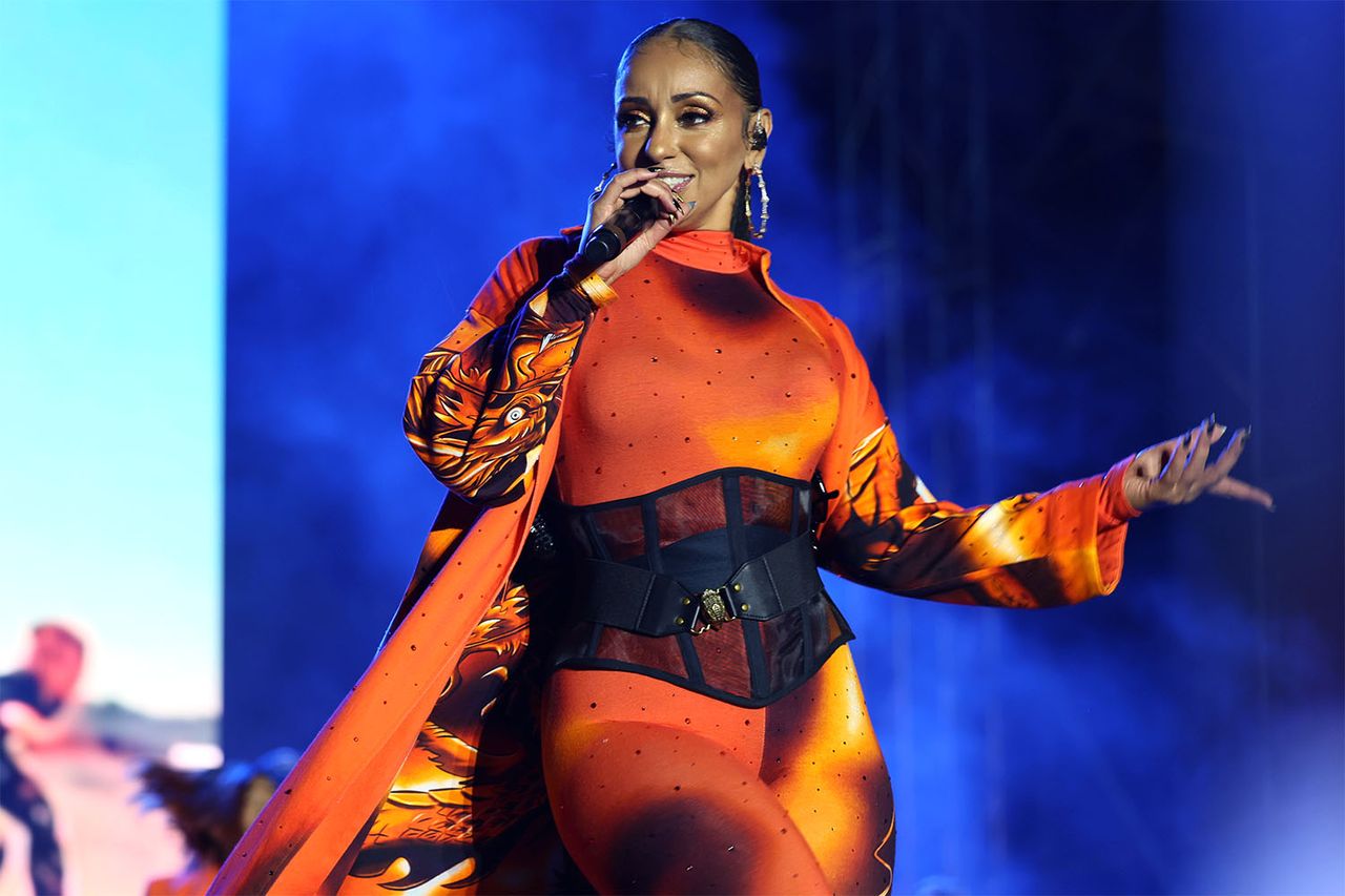 Mya performs during the Jazz In The Gardens Music Festival at Hard Rock Stadium on March 07, 2026 in Miami Gardens, Florida. MýaCredit: Romain Maurice/Getty