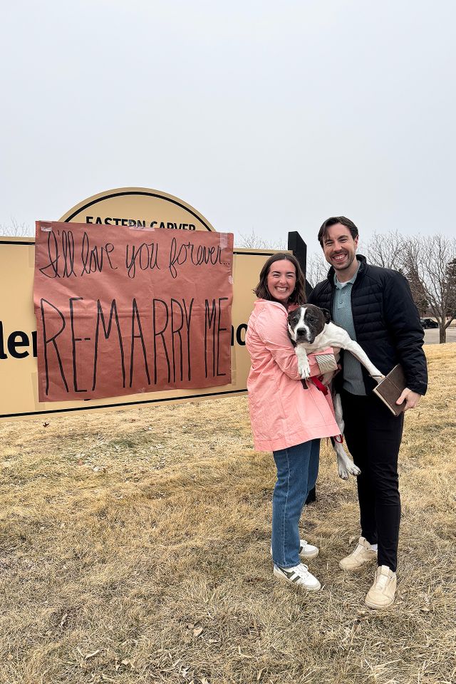 Tia and Cameron Goff's proposal on March 10, 2026Credit: Courtesy of Cameron and Tia Goff