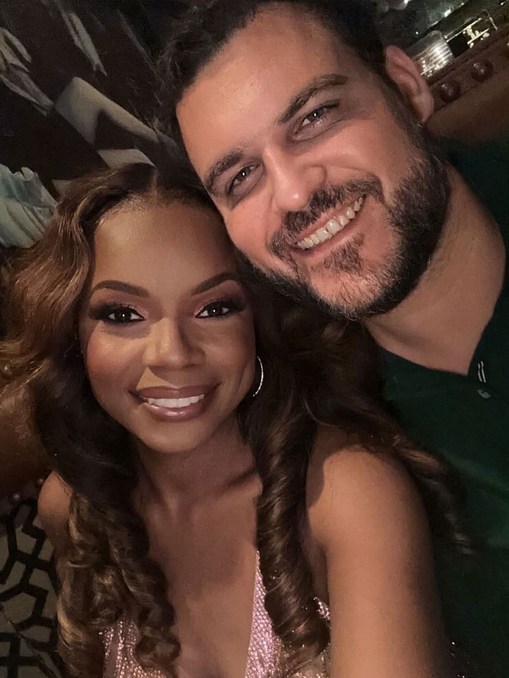 Rebecca Liquori with her husband.Credit: courtesy of Rebecca Liquori