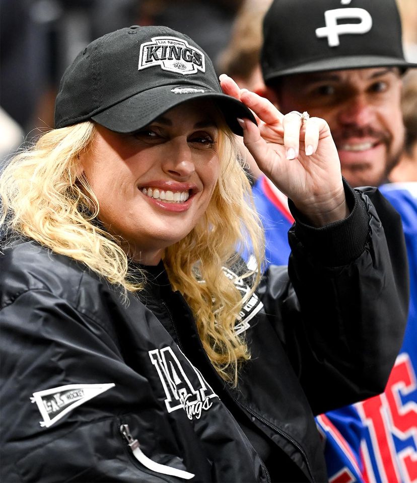 Rebel Wilson poses for a photo during the second period between the Philadelphia Flyers and the Los Angeles Kings at Crypto.com Arena on March 19, 2026 in Los Angeles, California. Rebel WilsonCredit: Juan Ocampo/NHLI via Getty