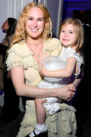 Rumer Willis and Louetta Willis at the Aspen Snow Ball Gala benefiting Children's Oncology Support Fund (COSF) held at The St. Regis Aspen Resort on March 21, 2026 in Aspen, Colorado. Rumer Willis and her daughter LouettaCredit: Gilbert Flores/Variety via Getty