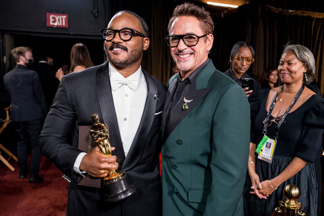 Ryan Coogler and Robert Downey Jr.Credit: John Shearer/98th Oscars/Getty