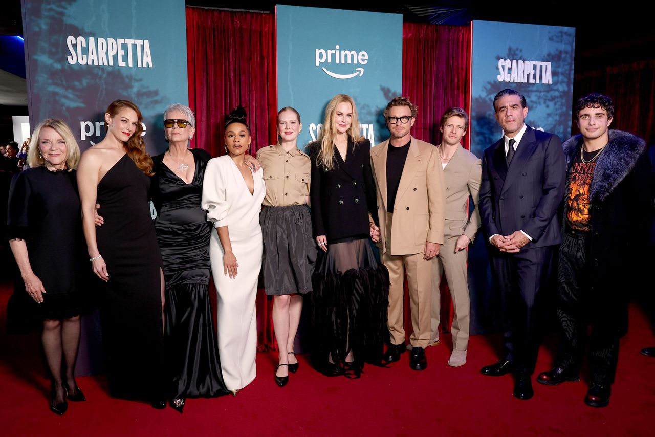 The cast of 'Scarpetta' at the show’s New York City premiere on March 3, 2026Credit: Kevin Mazur/Getty